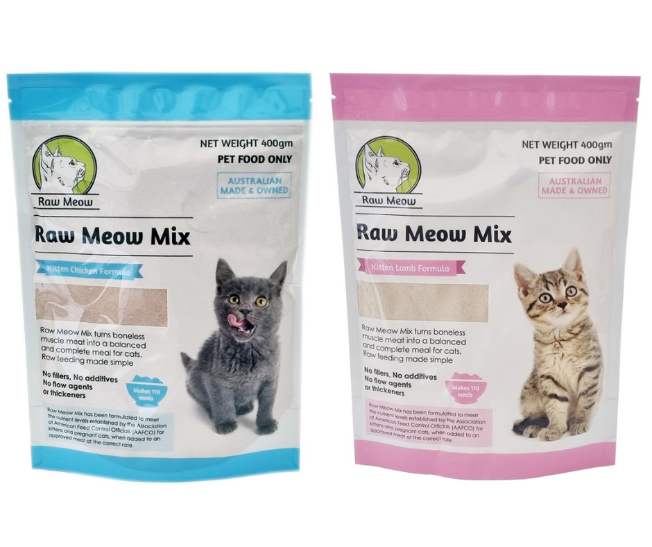 Raw Meow Mix Kitten Raw Meow Pty Ltd