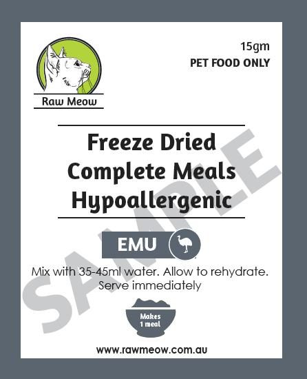 Freeze Dried Complete Raw Meal