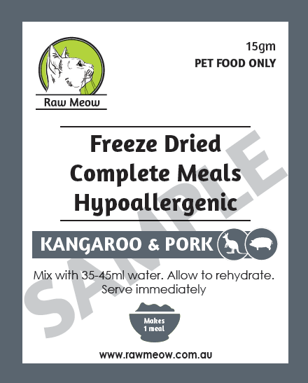 Freeze Dried Complete Raw Meal