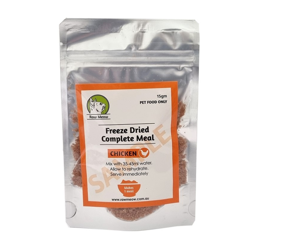 Freeze Dried Complete Raw Meal - Chicken