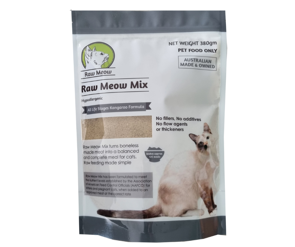 Raw Meow Mix Hypoallergenic Kangaroo Liver