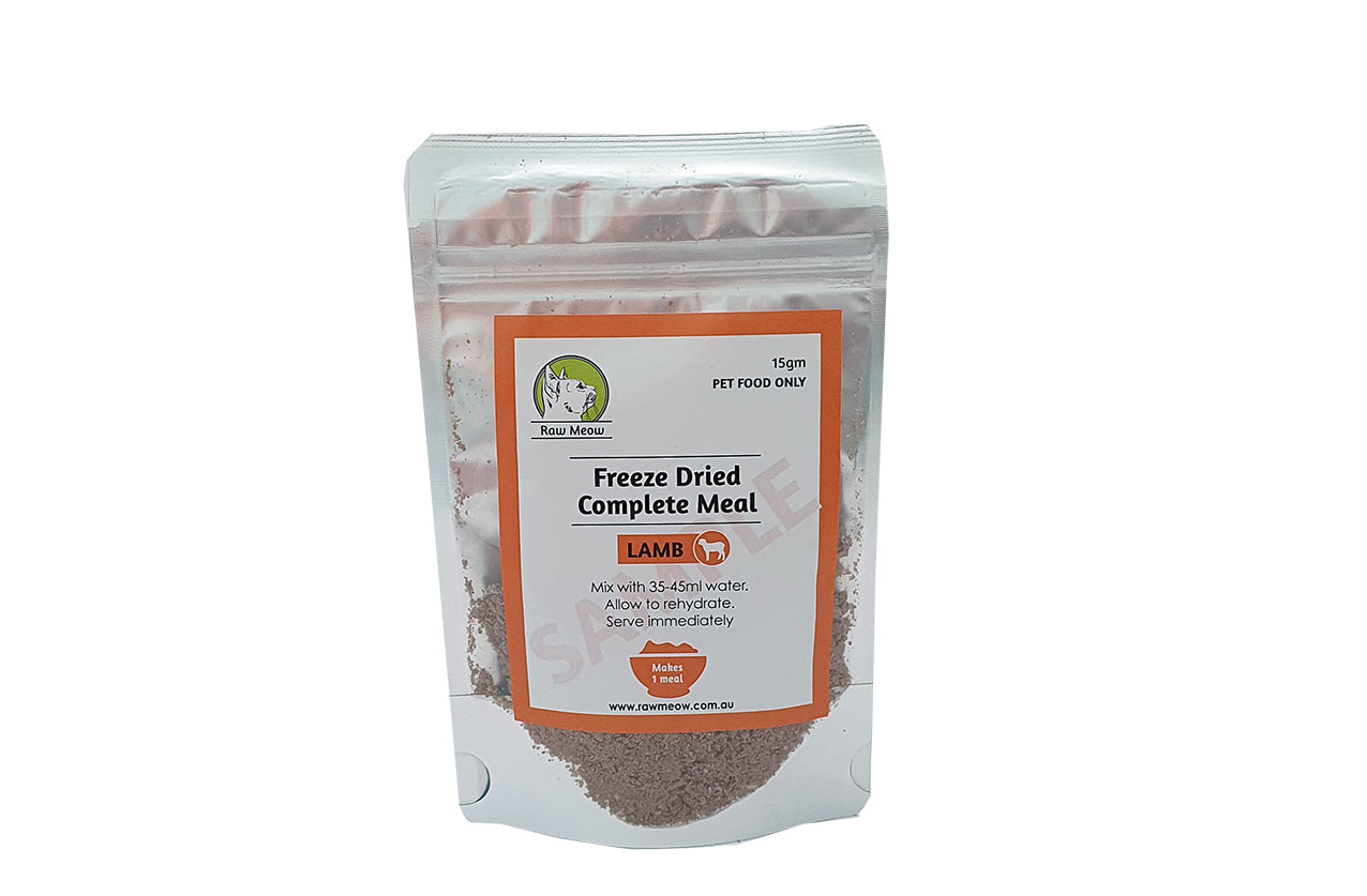 Freeze Dried Complete Raw Meal - Lamb