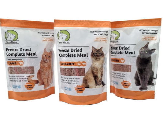 Raw Meow Freeze Dried Complete Meals