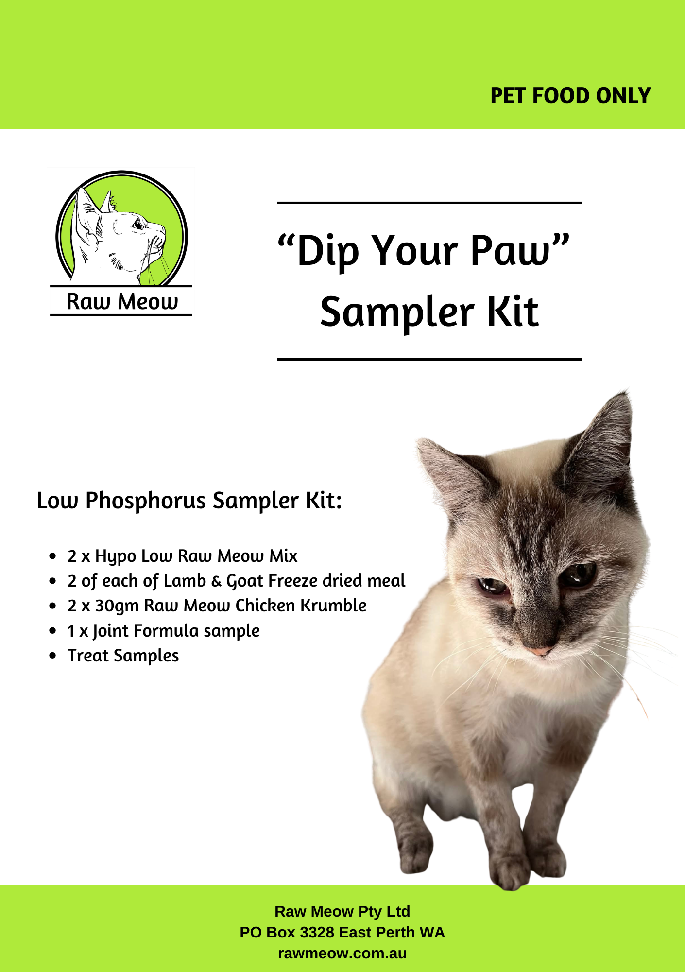 "Dip Your Paw" Sampler Kit