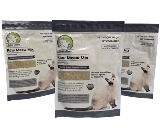 Bundle: Raw Meow Mix - All Life Stages Hypo Kangaroo