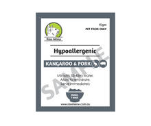 HYPOALLERGENIC Complete Meal Freeze Dried Kangaroo & Pork