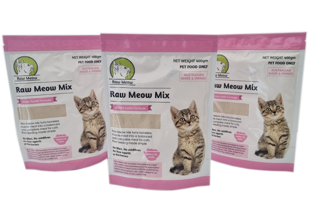 Bundle: Raw Meow Mix - Kitten Lamb Liver